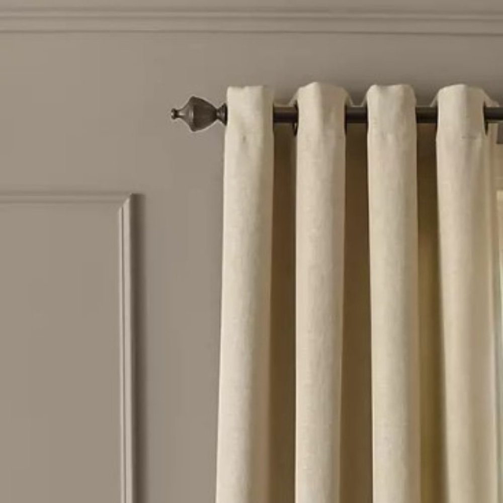 Beautyrest Arlette Window Curtain Creme Brulee x2 - Picture 2 of 6